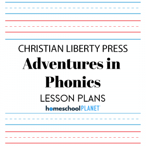 Homeschool Planet Adventures in Phonics lesson plans button