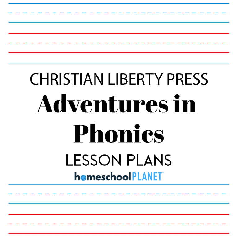 Homeschool Planet Adventures in Phonics lesson plans button