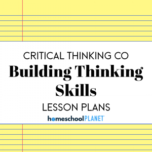 Building Thinking Skills lesson plan cover for Homeschool Planet