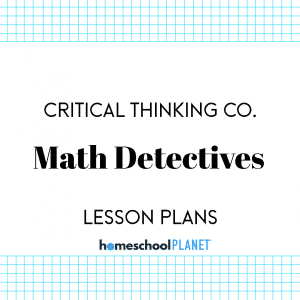 Math Detectives lesson plans for Homeschool Planet cover image