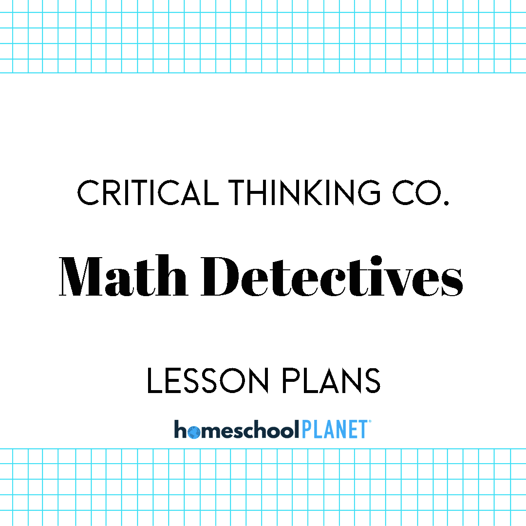 Math Detectives lesson plans for Homeschool Planet cover image