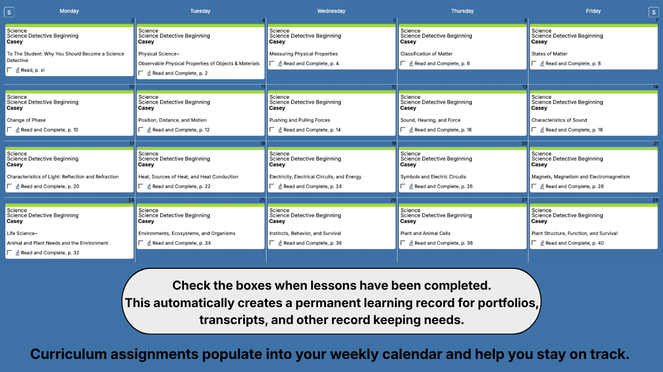 CTC-Science-Detective-Weekly-View