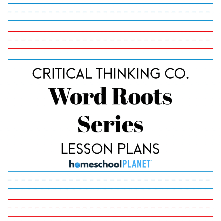 Homeschool Planet Word Roots lesson plan cover image