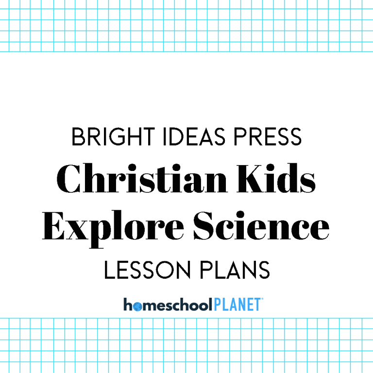Christian Kids Explore Science Lesson Plans for Homeschool Planet Cover Image