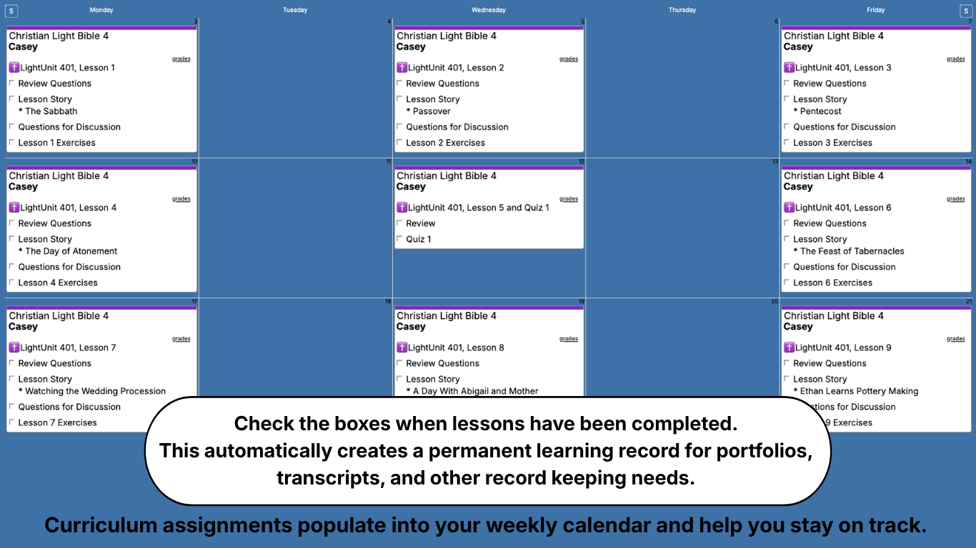 Christian-Light-Bible-Weekly-View