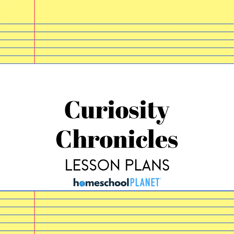 Curiosity Chronicles for Homeschool Planet lesson plan cover