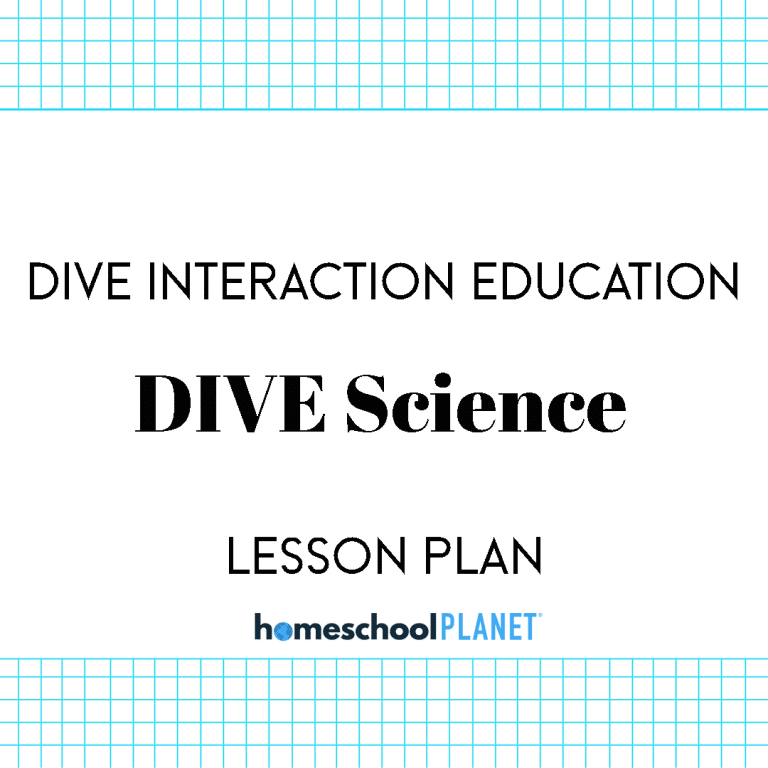 DIVE Interactive Education DIVE Science Lesson Plans for Homeschool Planet Cover Image