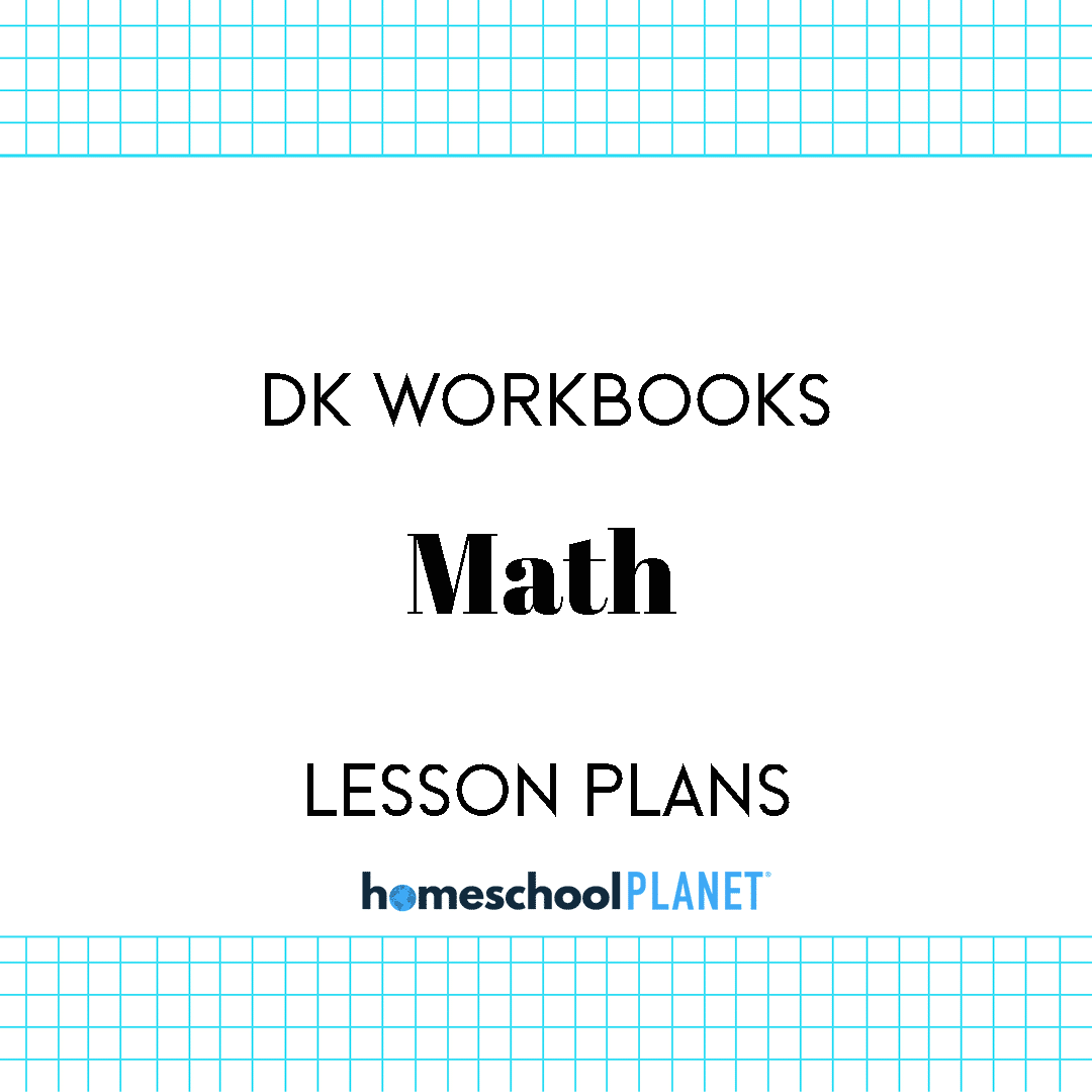Homeschool Planner DK Math Workbooks lesson plans button