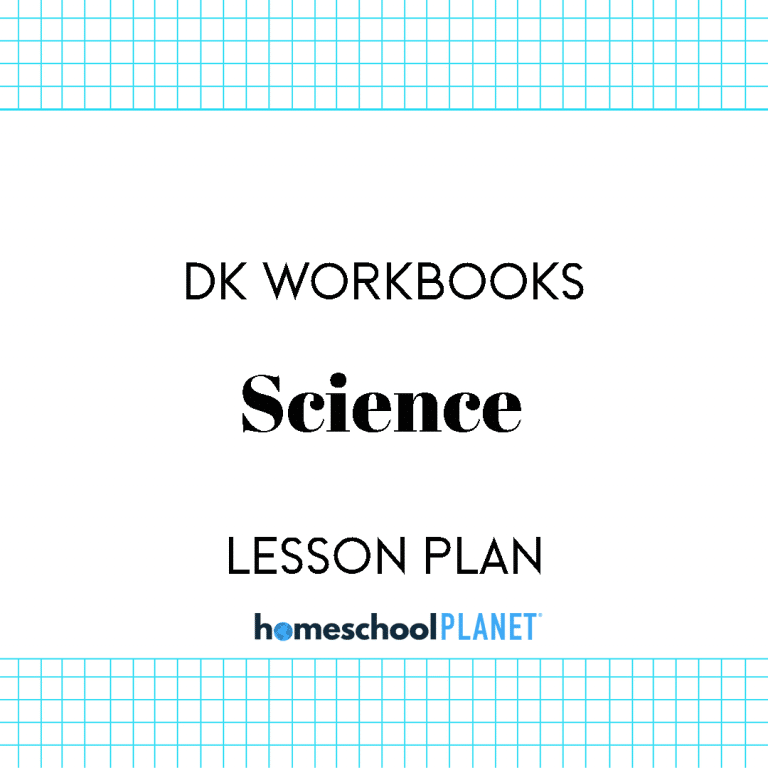 Homeschool Planner DK Science Workbooks lLesson Plans from Homeschool Planet Cover Image