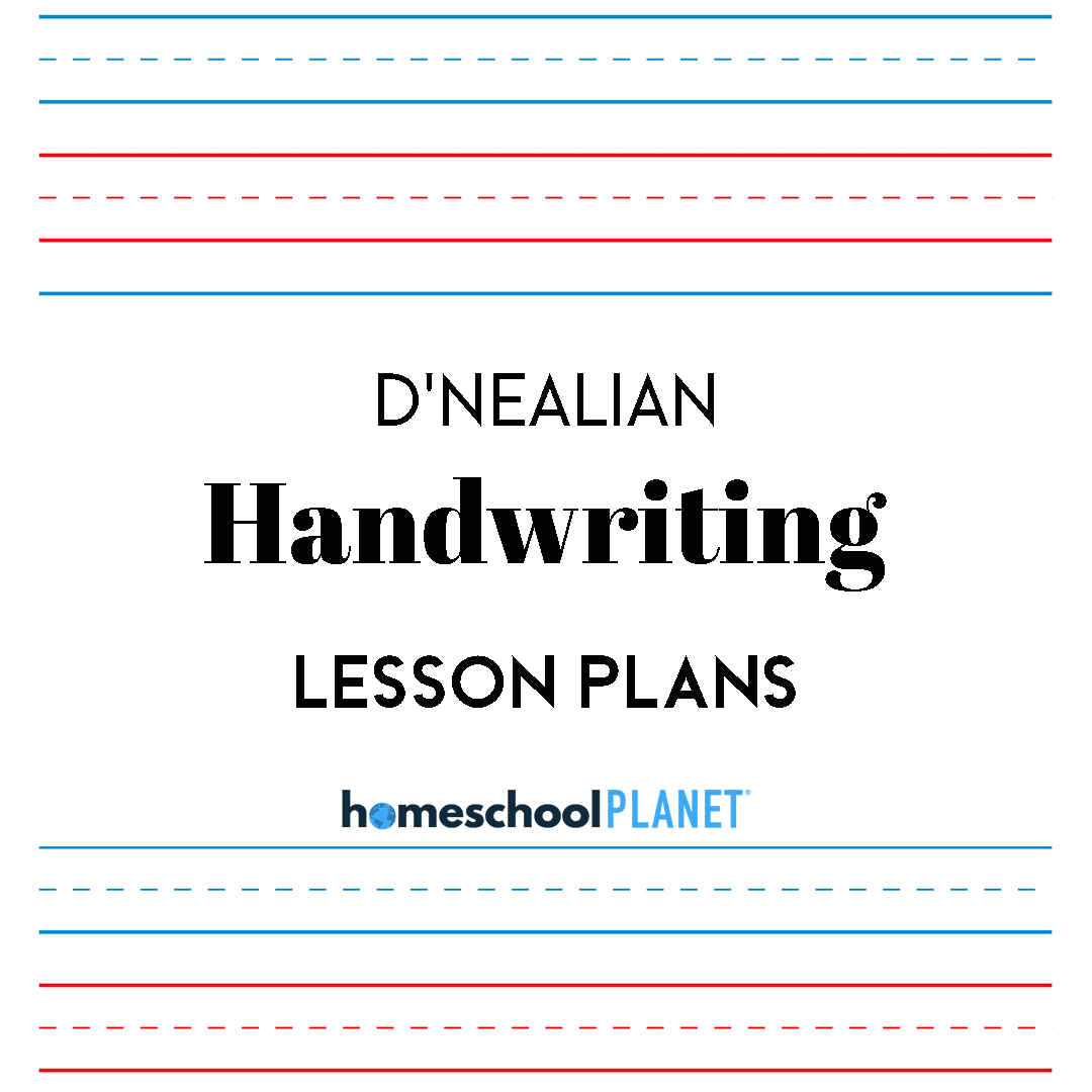DNealianHandwriting - Homeschool Planet Homeschool Planet D'Nealian Handwriting lesson plans button