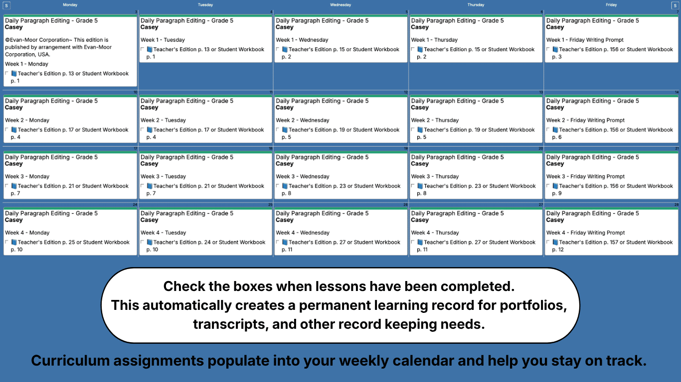 Daily-Paragraph-Editing-Weekly-View