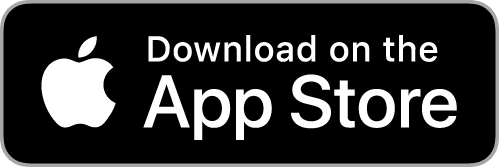 Apple App Store badge with the text 'Download on the App Store'—a button linking to the iOS app store