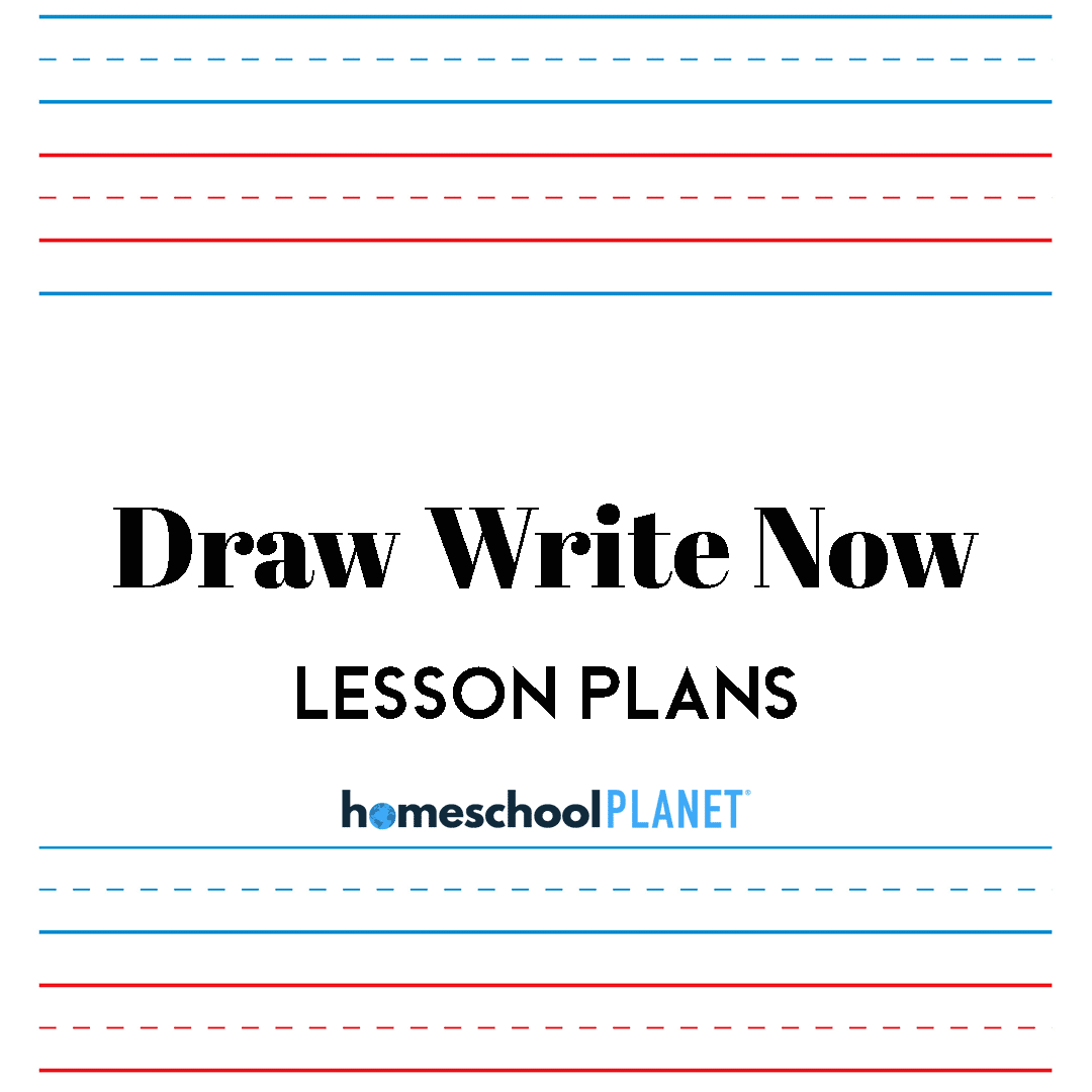 DrawWriteNow2 - Homeschool Planet Homeschool Planner Draw Write Now lesson plans button