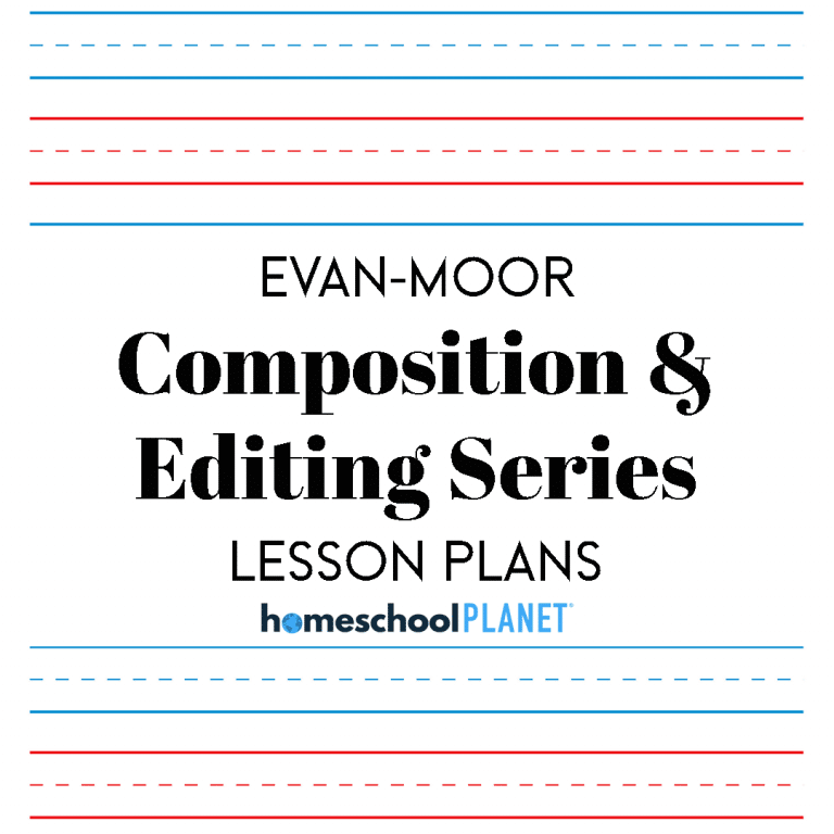 Homeschool Planet Evan-Moor Composition & Editing Series lesson plan cover image