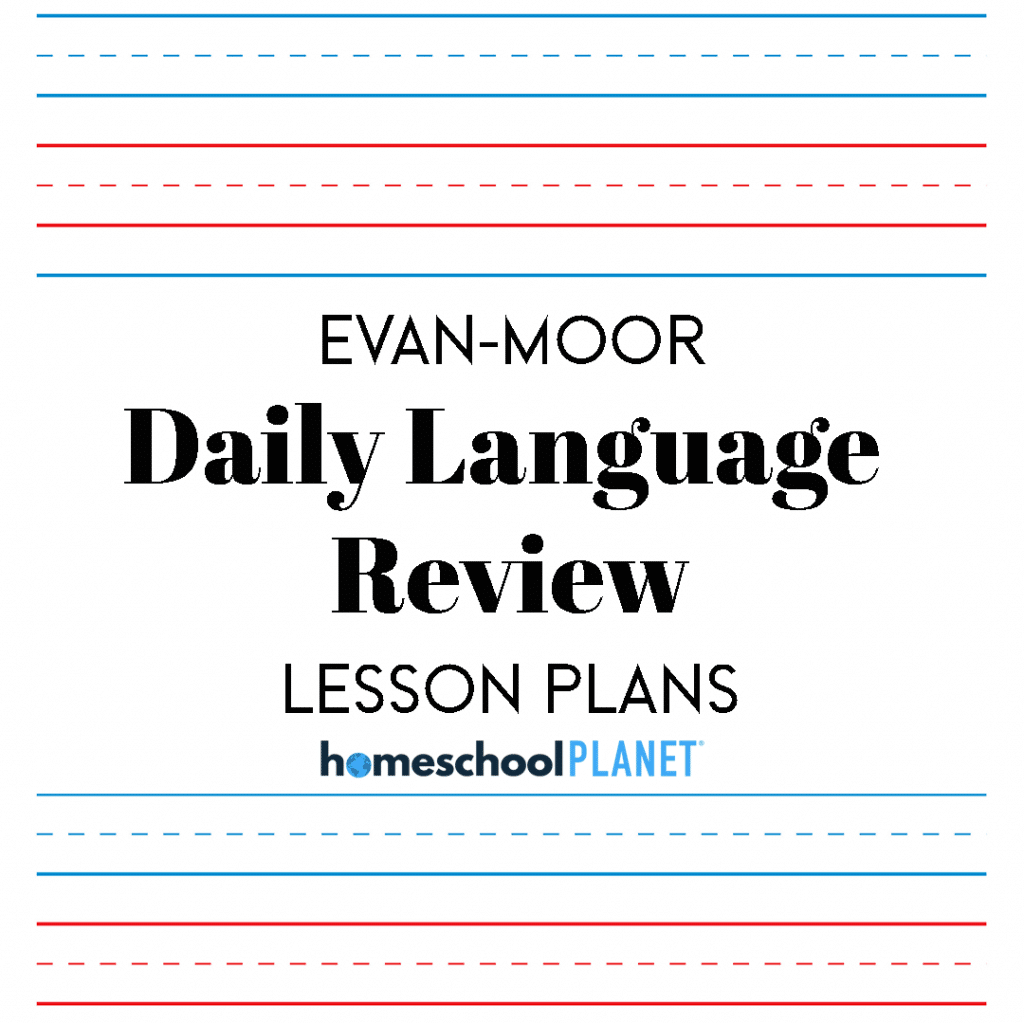 Homeschool Planet Lesson Plans for Evan-Moor Daily Language Review