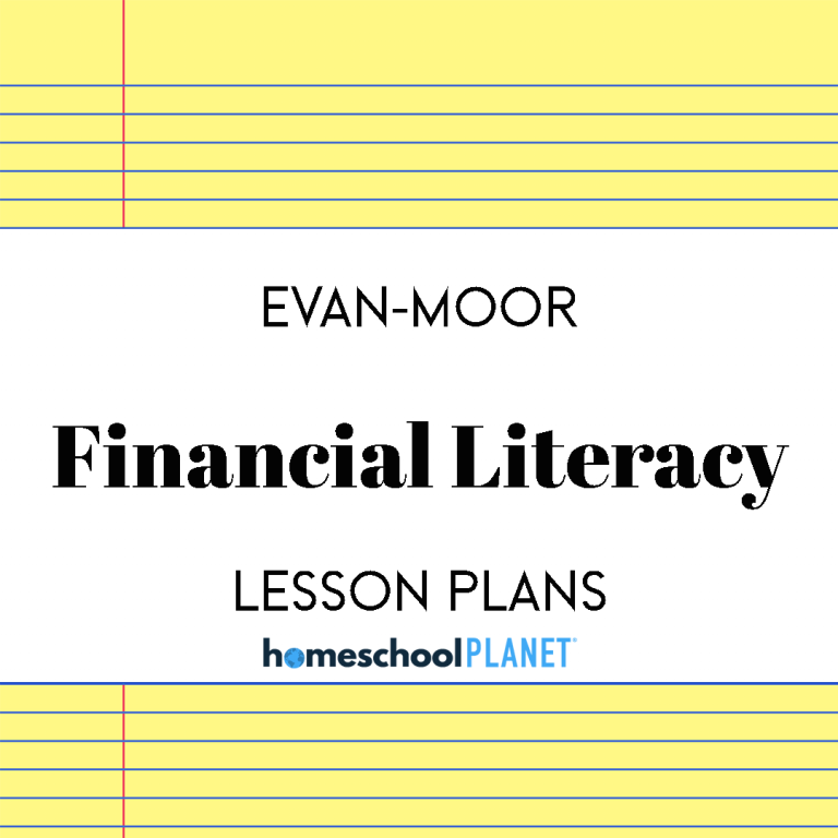 Evan-Moore Financial Literacy Lesson Plans from Homeschool Planet Cover Image