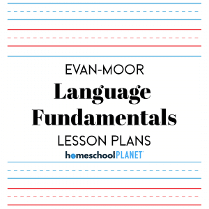 Homeschool Planet Language Fundamentals lesson plan button