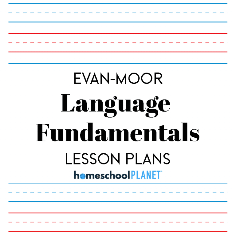 Homeschool Planet Language Fundamentals lesson plan button