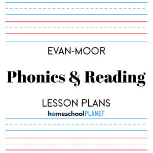 Homeschool Planet Evan-Moor Phonics & Reading Series lesson plans button