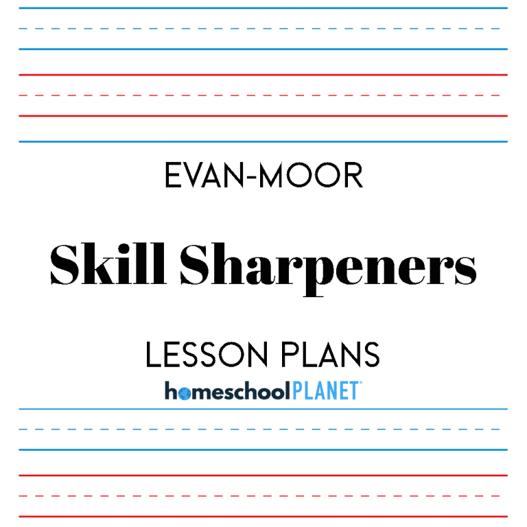 Homeschool Planet Skill Sharpeners lesson plans cover