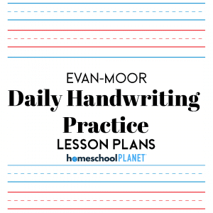 Homeschool Planet Evan-Moor Daily Handwriting Practice lesson plans button