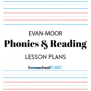 Homeschool Planet Evan-Moor Phonics & Reading Series lesson plans button