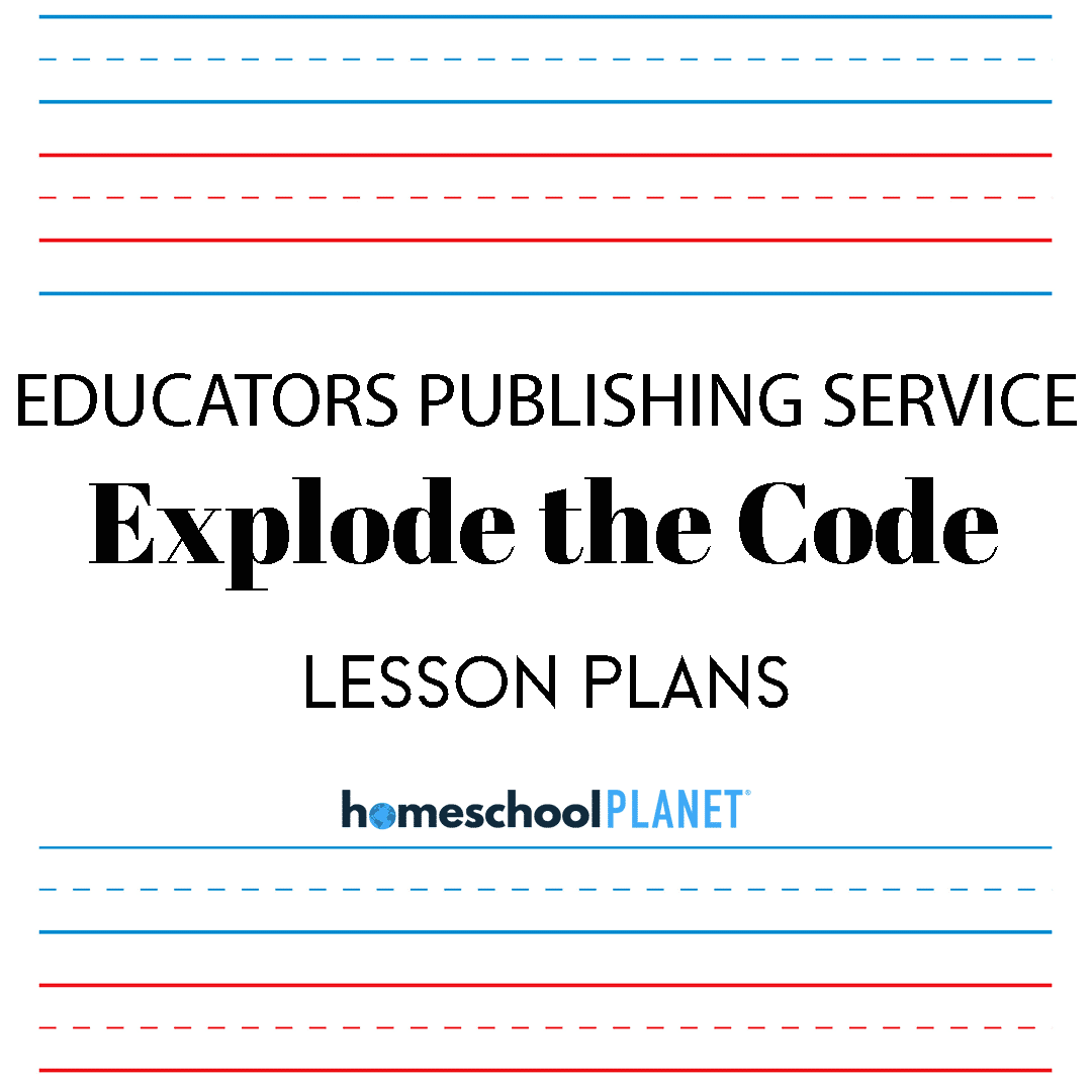 ExplodetheCode - Homeschool Planet Explode the Code lesson plans button for Homeschool Planet