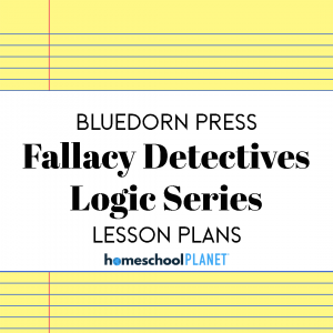 Homeschool Planet Fallacy Detective Logic Series lesson plan button