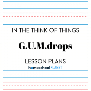 Homeschool Planet G.U.M. drops lesson plans button