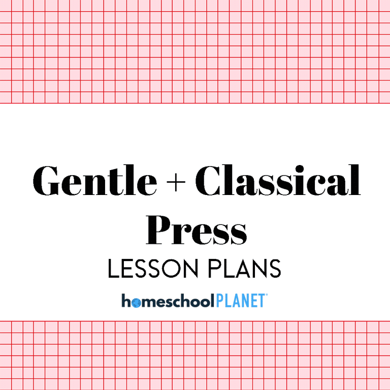 Gentle & Classical lesson plan cover
