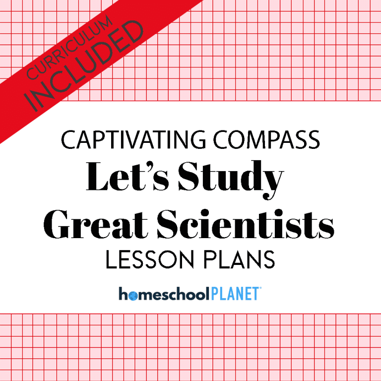 Homeschool Planet Let's Study Great Scientists lesson plans and curriculum button
