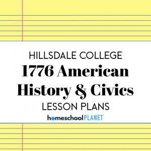 Hillsdale College lesson plans for Homeschool Planet cover image