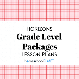 Horizons Multi-Subject lesson plan button cover image for homeschool planet