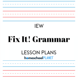 IEW Fix It! Grammar lesson plan cover image