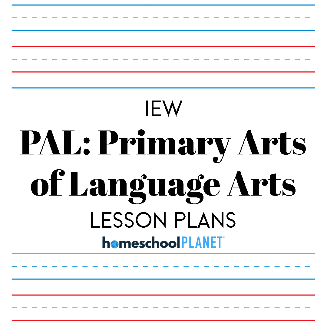 IEW-PAL - Homeschool Planet Lesson plan cover image for IEW's PAL Reading & Writing