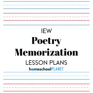 IEW Poetry Memorization lesson plan cover image