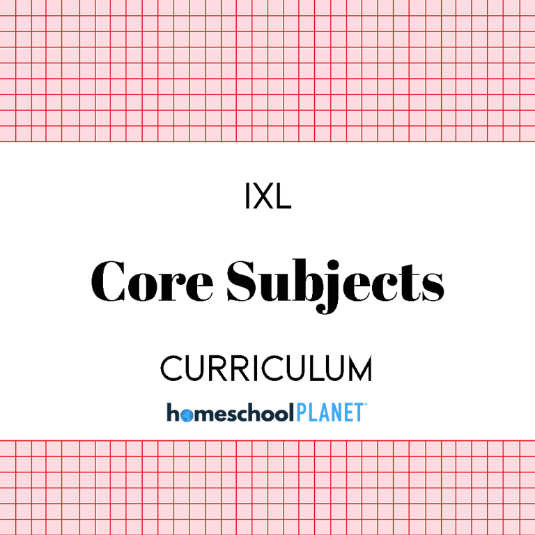 Homeschool Planet IXL Core Subjects curriculum cover image