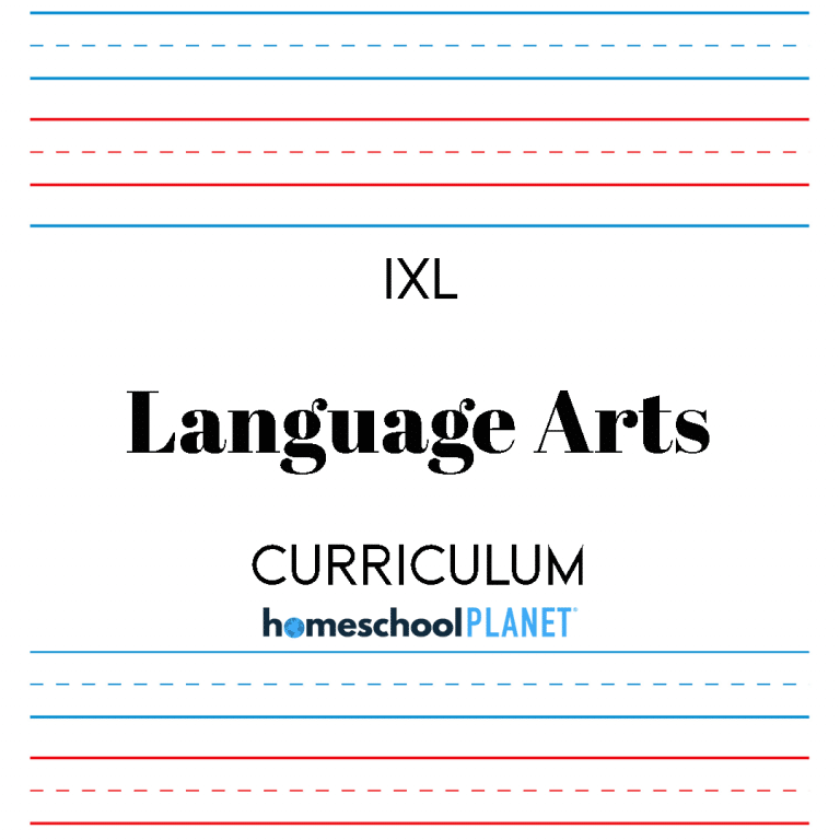 Homeschool Planet IXL Language Arts curriculum cover image