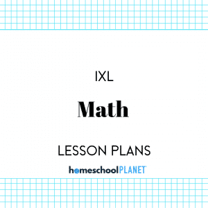 Homeschool Planet IXL Math lesson plans button