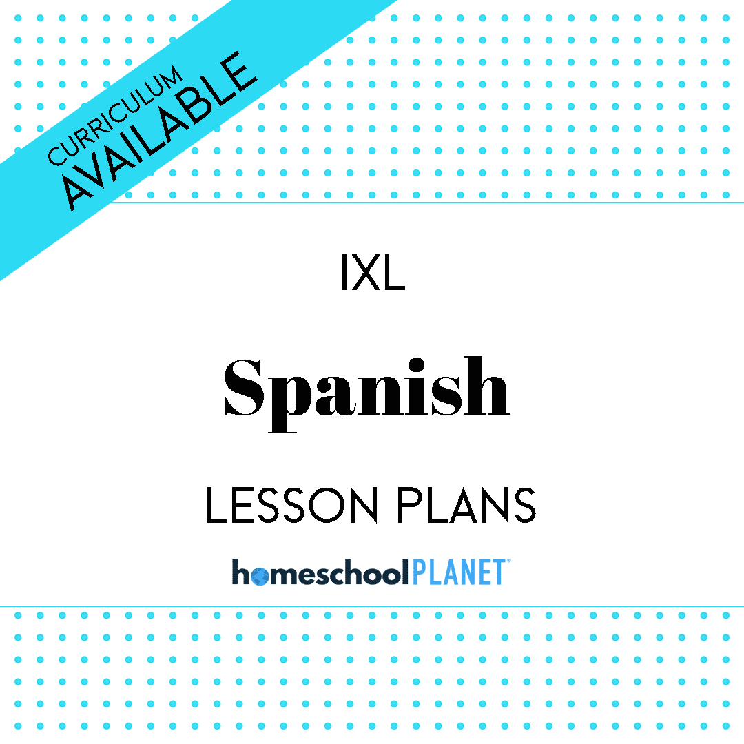 Homeschool Planner IXL Foreign Language lesson plans and curriculum button