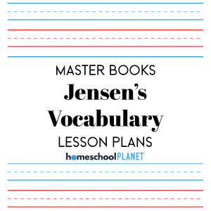 Image of cover of Jensen's Vocabulary lesson plans for Homeschool Planet