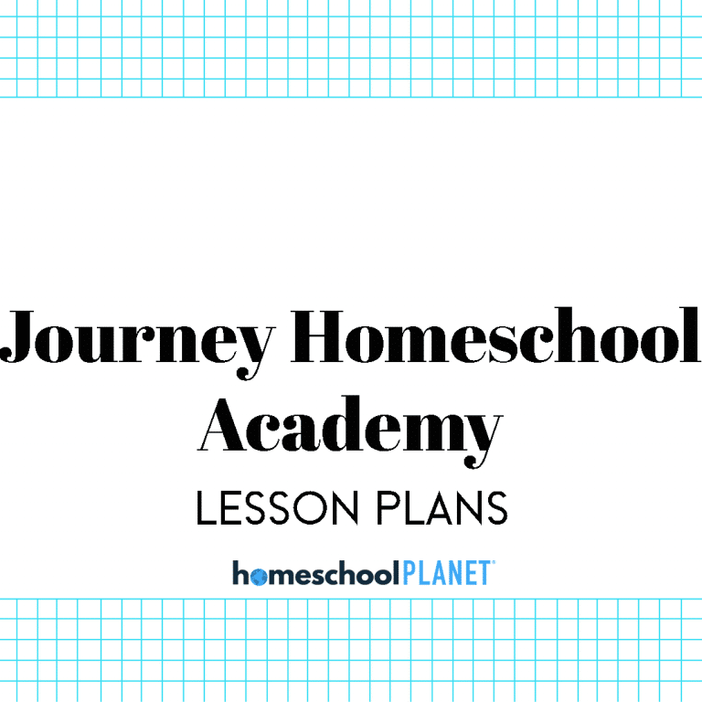Journey Homeschool Academy Lesson Plans from Homeschool Planet Cover Image