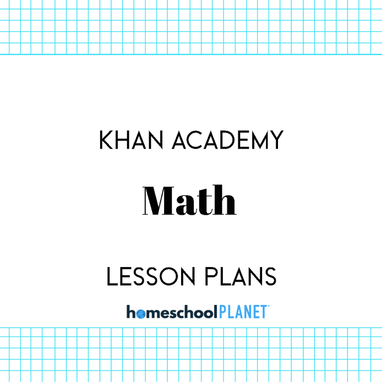 Khan Academy Math lesson plans for Homeschool Planet cover image