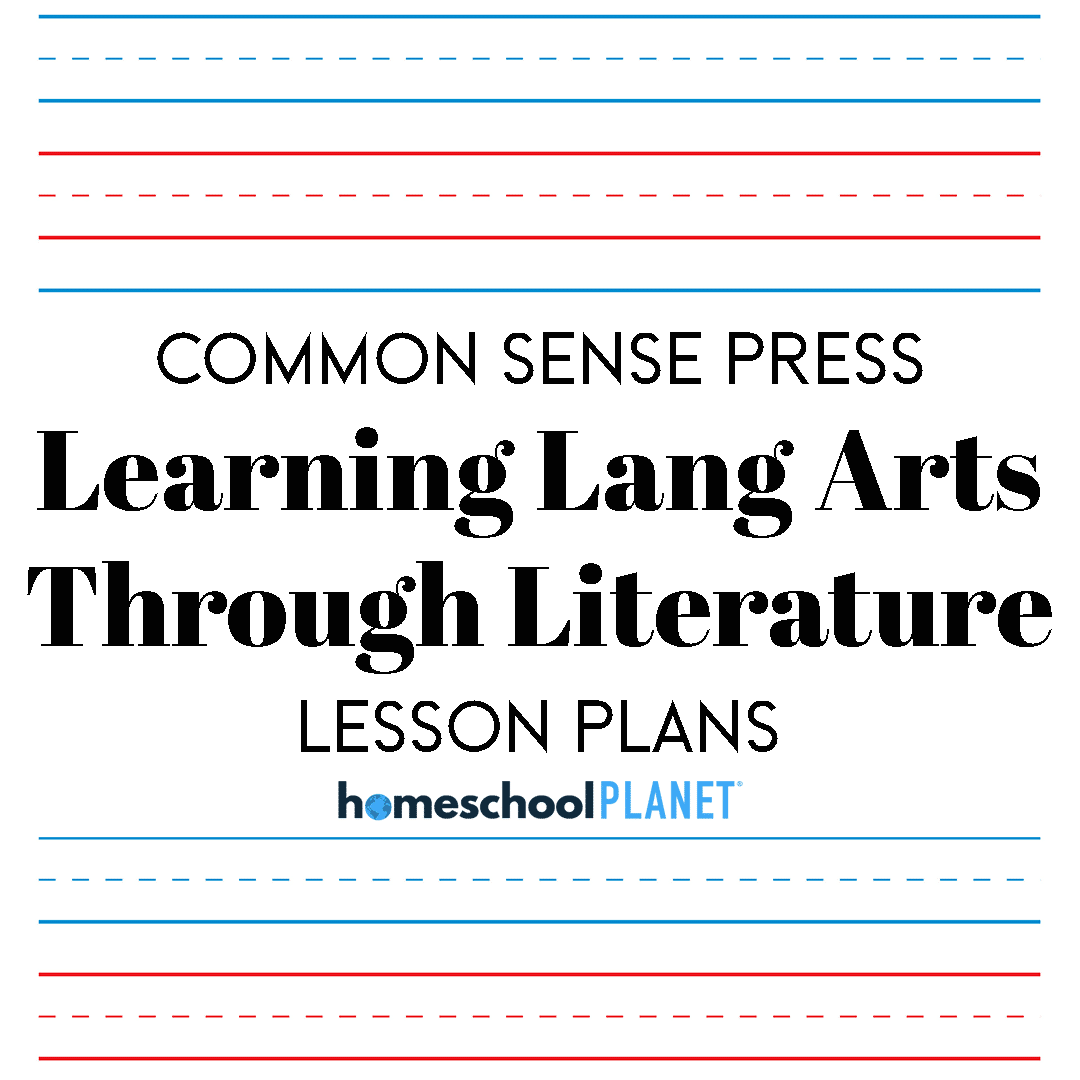 Learning-Language-Arts - Homeschool Planet Homeschool Planner Learning Language Arts Through Literature lesson plan button.