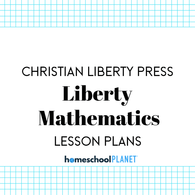 CLP Liberty Mathematics Lesson Plans from Homeschool Planet Cover Image