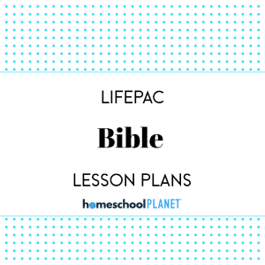 LIFEPAC Bible lesson plan button for homeschool planet