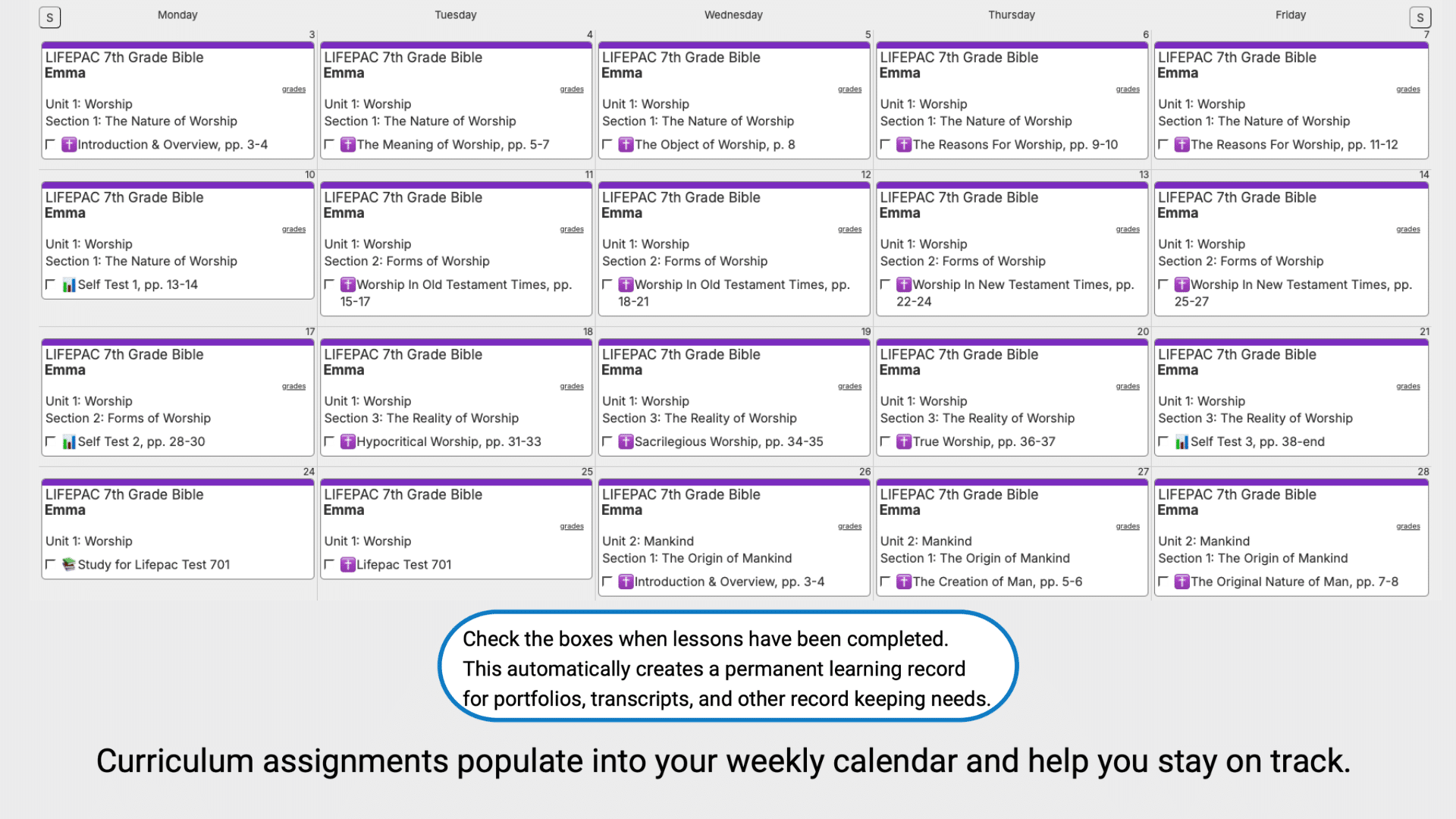 Lifepac-Bible-Weekly-View