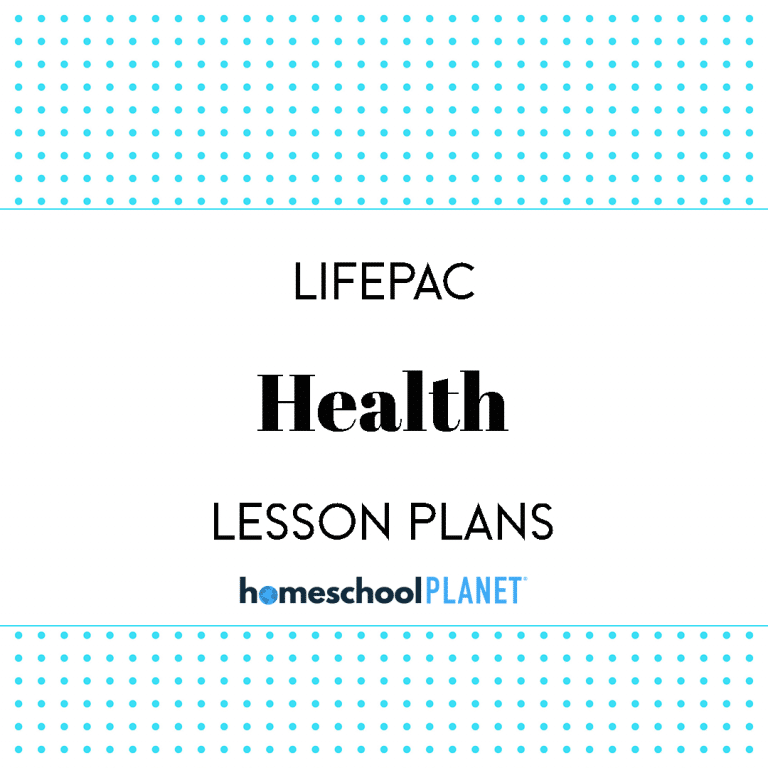 LIFEPAC Health lesson plan button for Homeschool Planet