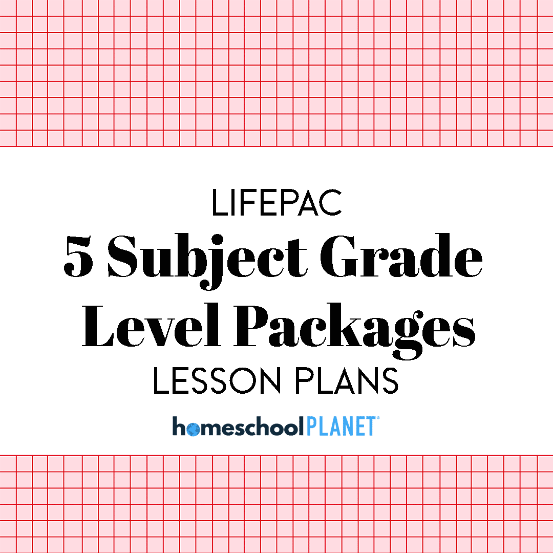 LIFEPAC 5-Subject Set Lesson Plan Bundles lesson plan button for homeschool planet