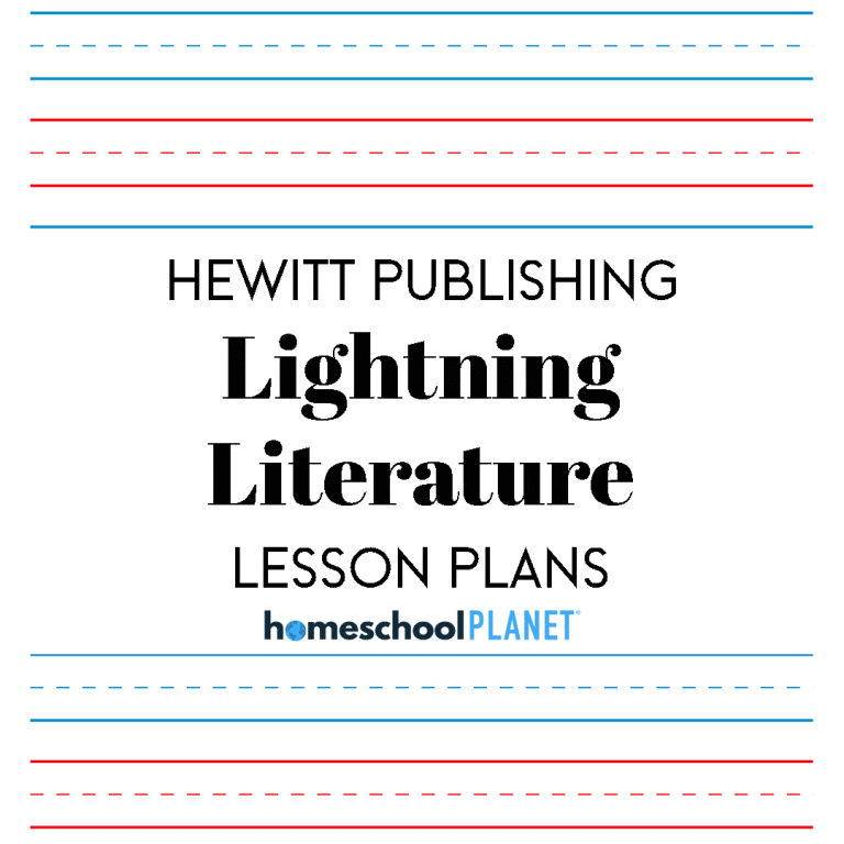 Homeschool Planet Lightning Literature lesson plan cover image